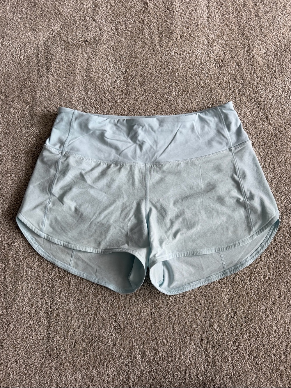 Lululemon - Women's Light Blue Speed Up Shorts 2.5 length, size 8